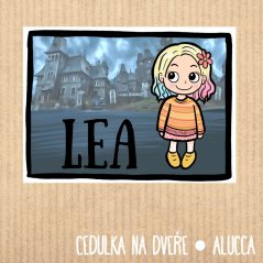 cedulka Jmenovka Enid