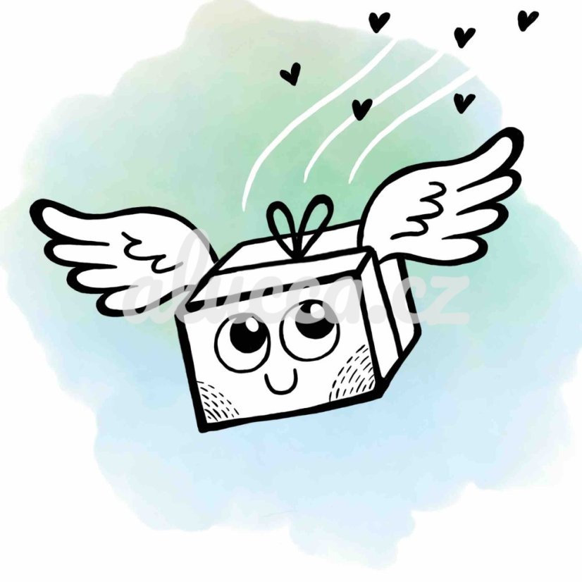 sada razítek na vajíčka na přání