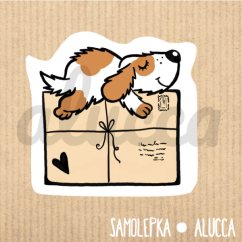 samolepka Balíček