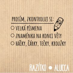 prosím zkontroluj si