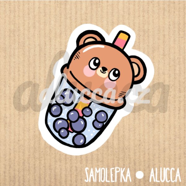 samolepka Bubble tea