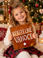 cedule Kouzelné Vánoce / Veselé Vánoce