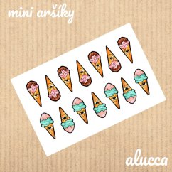 mini samolepky Zmrzlinky