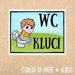 cedulka  Wc  kluci