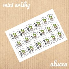 mini samolepky Zahrada