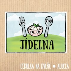 cedulka Jídelna