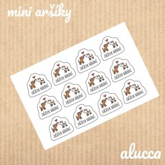 mini samolepky Začátek hárání