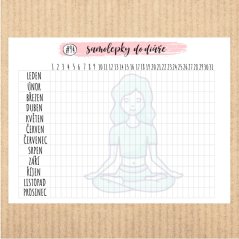 samolepky tracker MENSTRUAČNÍ KALENDÁŘ a jiné