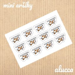 mini samolepky Velká procházka