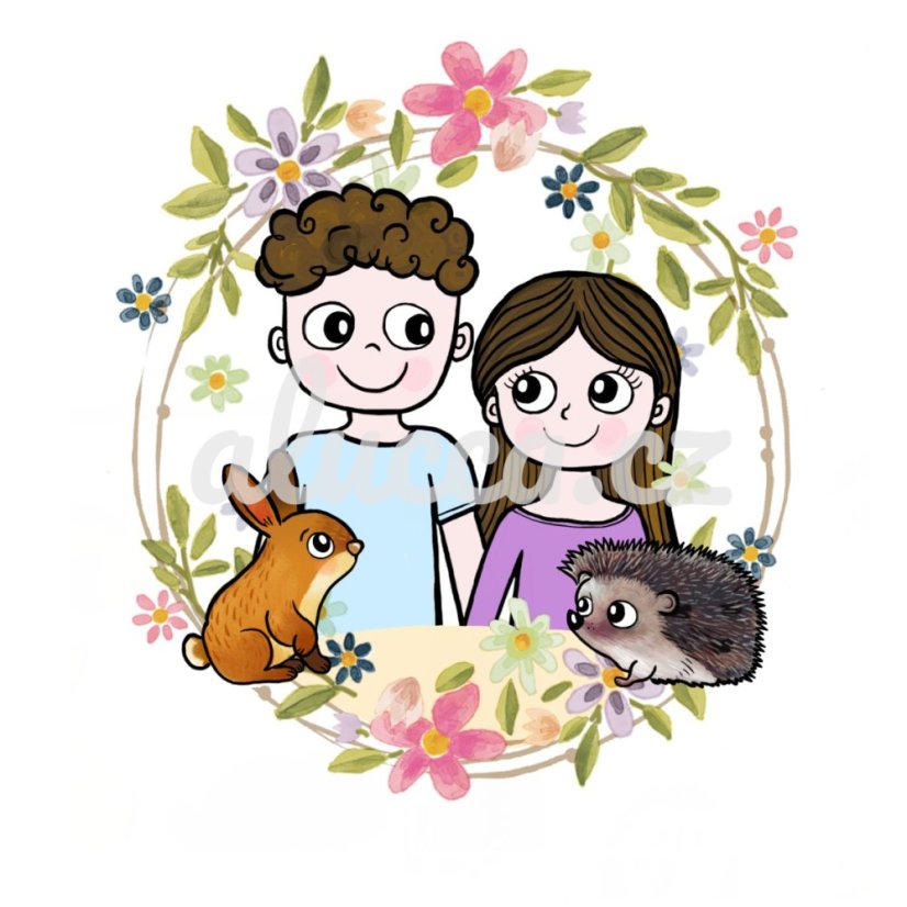 ilustrace / karikatura NAROZENINOVÁ