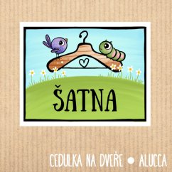 cedulka  Šatna