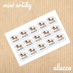 mini samolepky Procházka
