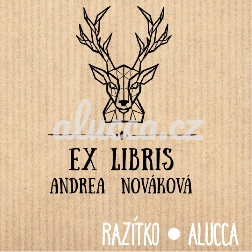 ex libris - Velikost: 5 cm se změnou textu ex libris - Velikost: 5 cm se změnou textu