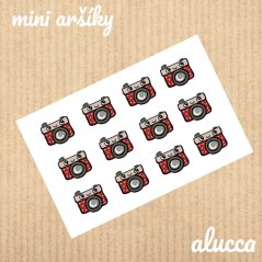 mini samolepky  Foťáček