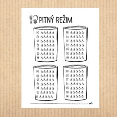 samolepky Pitný režim