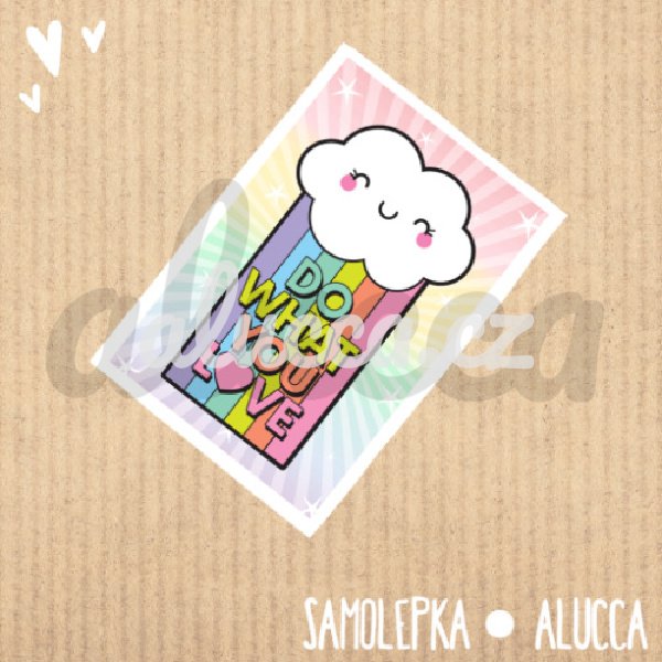 samolepka Do what you love