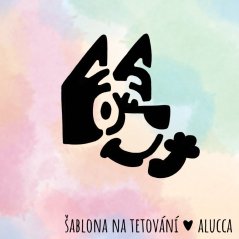 šablona  Bluey
