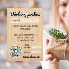 dárkový poukaz na razítko na přání