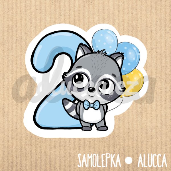 samolepka  2.narozeniny