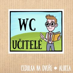 cedulka  Wc učitelé