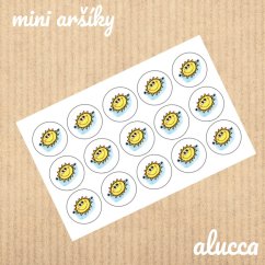 mini samolepky Počasí - sluníčko