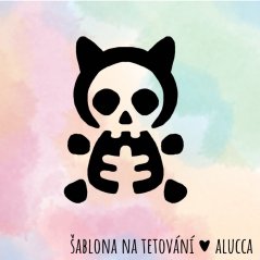 šablona  Kočko zombie