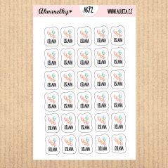 samolepky Oslava