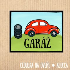 cedulka Garáž