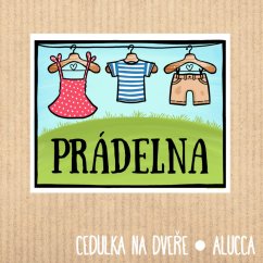 cedulka  Prádelna