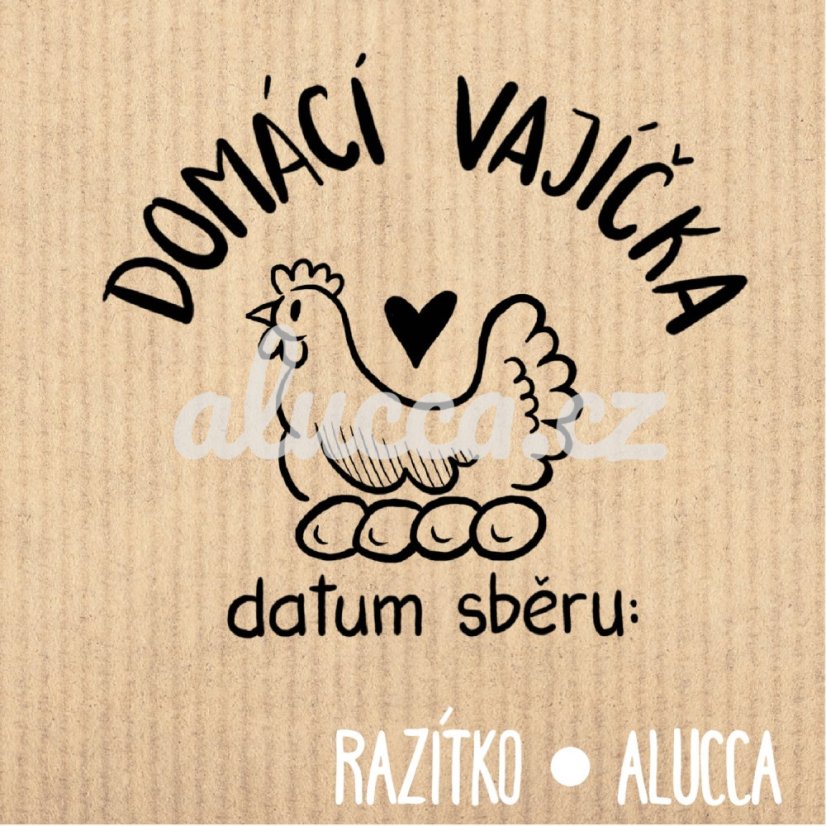 domácí vajíčka - Velikost: 6 cm