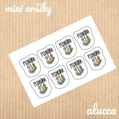 mini samolepky  Pedikúra