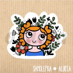 samolepka Holka z Moravy