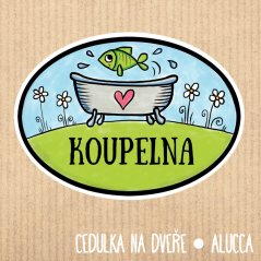cedulka Koupelna