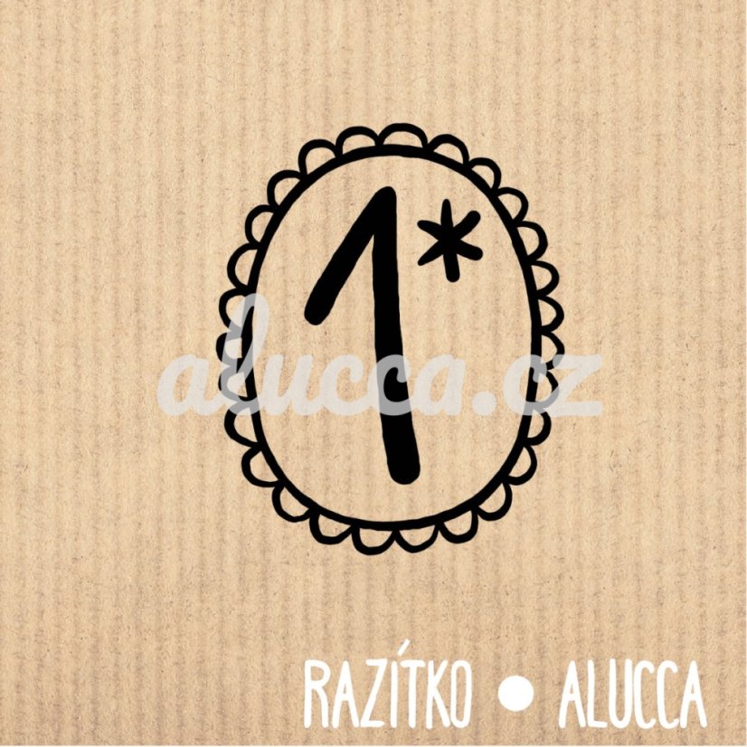 1* - Velikost: 4 cm 