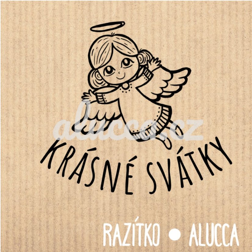 krásné svátky - Velikost: 6 cm