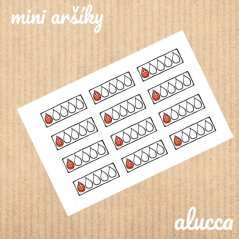 mini samolepky Menstruace