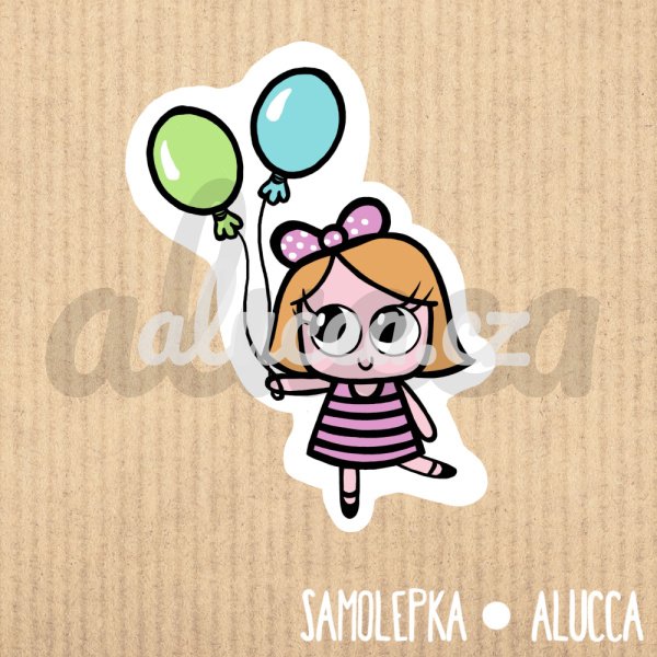 samolepka Balonky