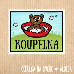 cedulka Koupelna