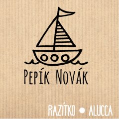 jmenovka lodička