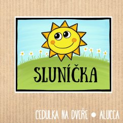 cedulka  Sluníčková třída
