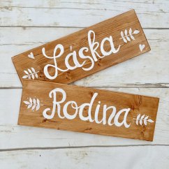 cedule  Láska - Rodina