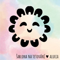 šablona  Kytička