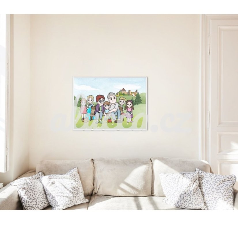 ilustrace / karikatura NAROZENINOVÁ