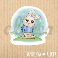 samolepka Zajíček