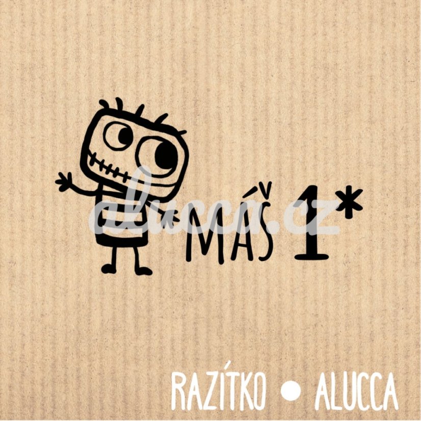 máš 1* - Velikost: 4 cm 