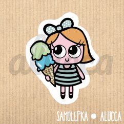 samolepka Zmrzlina