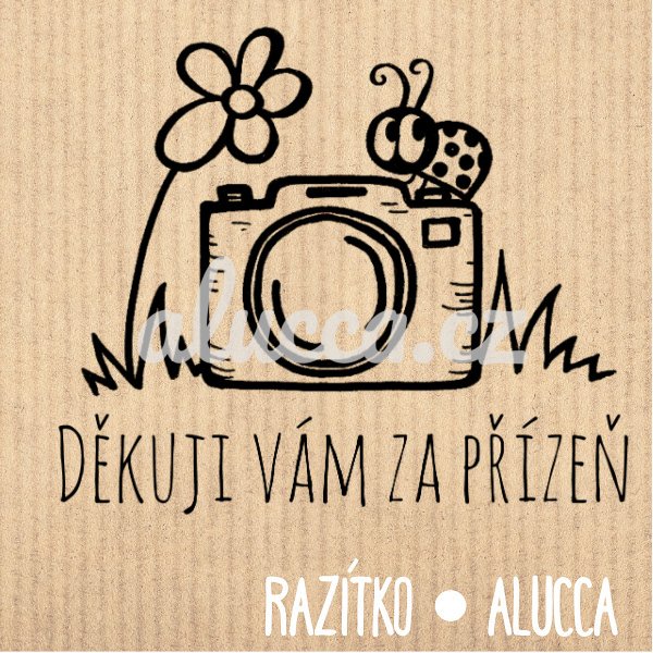 děkuji vám za přízeň - Velikost: 5 cm
