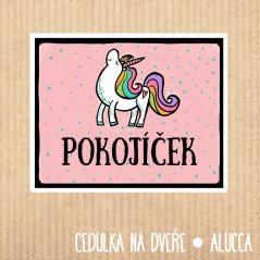cedulka Pokojíček