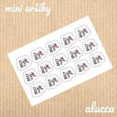 mini samolepky Balet