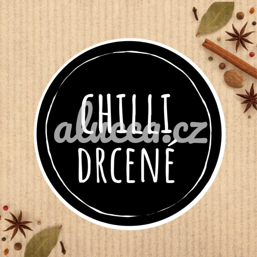 chilli  drcené - Velikost: 4 cm 